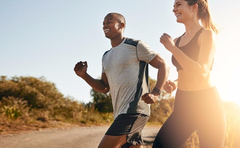 runners, motivation, man and woman running