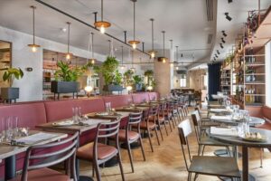 Humble Grape Canary Wharf interior