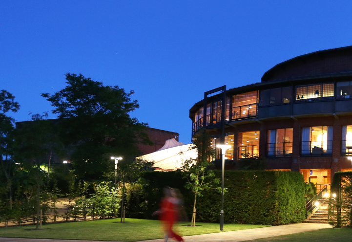 Glyndebourne captured at night